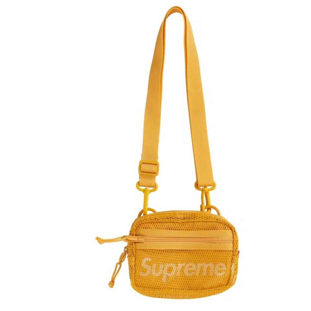 Supreme Yellow Crossbody Bag with Adjustable Strap